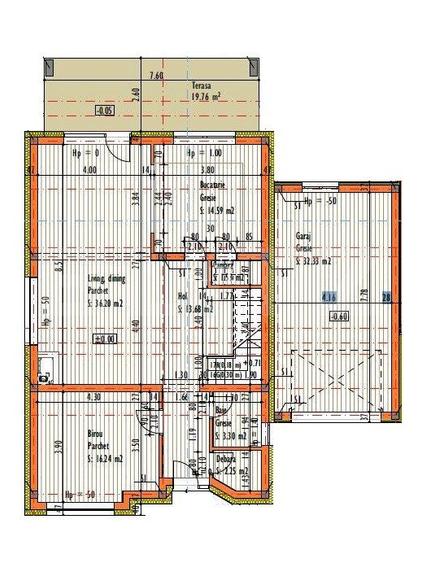 Casa individuala, 170 mp utili, garaj, 770 mp teren, Feleacu - 11
