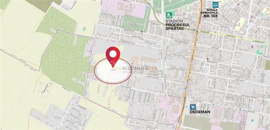 Teren intravilan 1.475 mp, deschidere 57 ml, N D Cocea sector 5 - 2