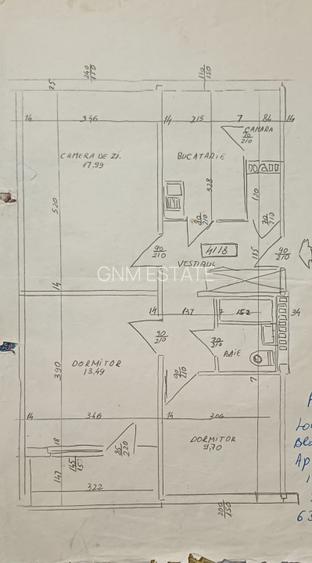3 Camere Centrala Proprie Et.4/4  Bloc Reabilitat Metrou Valea Ialomitei - 9