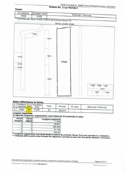Vand 8400mp teren intravilan Comuna Butimanu, Dambovita - 2