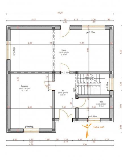 BARNOVA - Casa individuala P+M+POD, 145 mp + 789 mp teren - 7