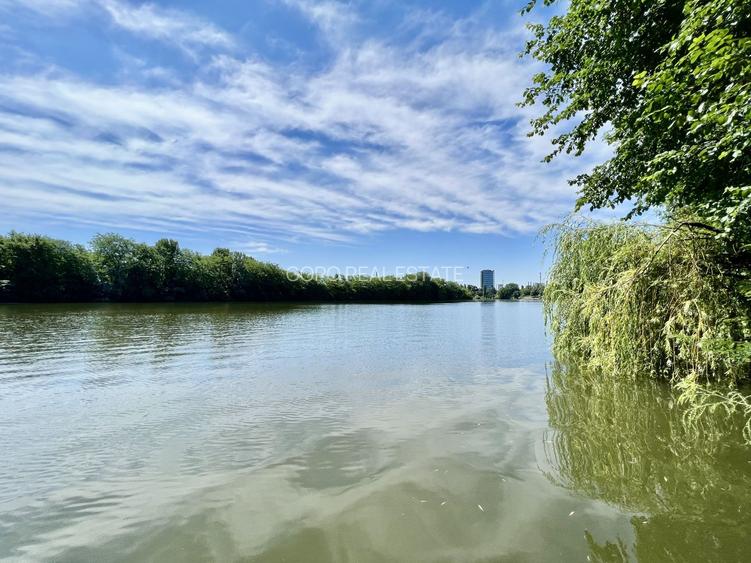 Teren 6000 mp pozitie deosebita lacul Baneasa adancime 140 m - 2