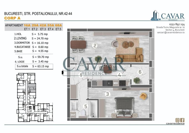 Proiect Cavar Residence Finalizat Poze reale - 13