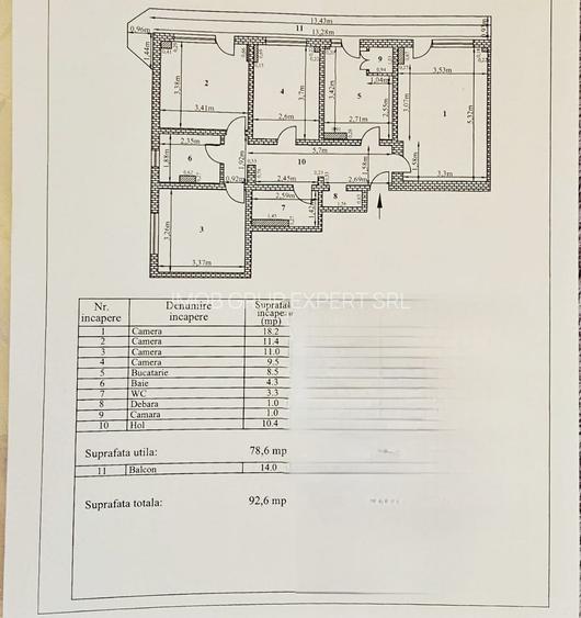 Apartament spațios cu 4 camere – Micro 18, zonă liniștită ! - 6