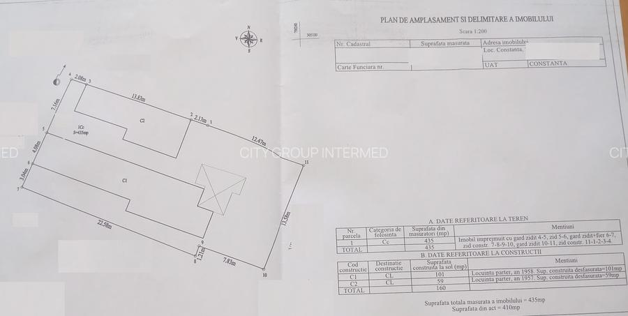 Constanta - Coiciu - teren intravilan 435mp - 3