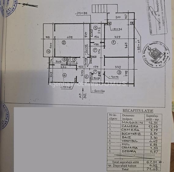 Apartament- Spatiu comercial -3 camere Micro 17, str. Oltului, renovat - 9