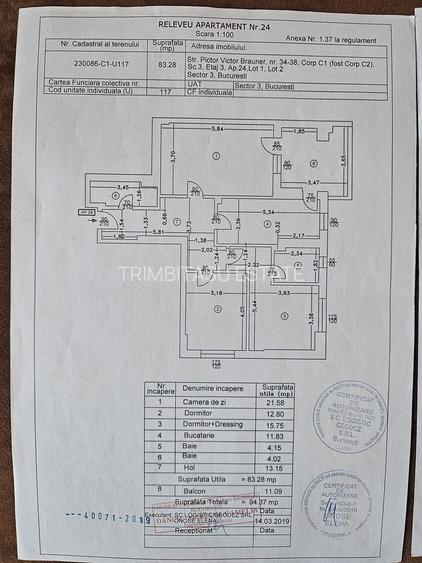 3 Camere Lux Theodor Pallady + Loc de Parcare Subteran - 1