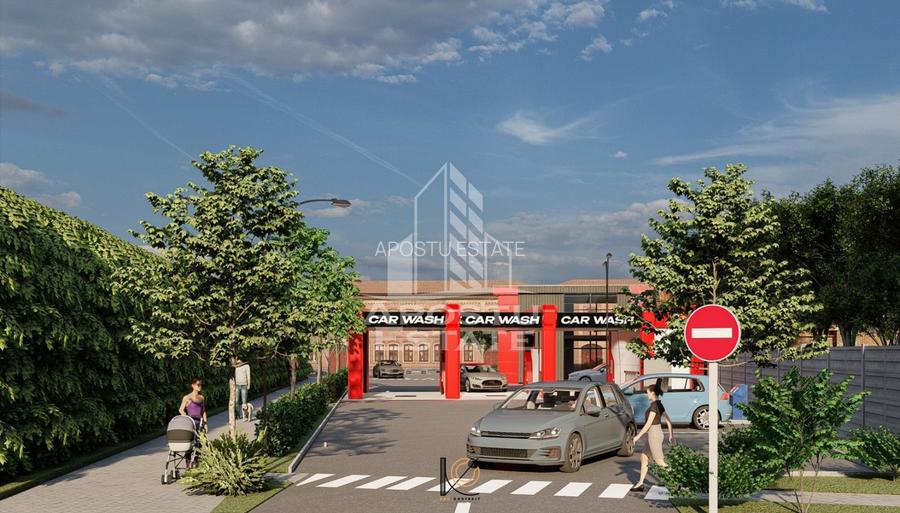 Teren pentru spalatorie auto, in centrul comunei Giarmata - 2