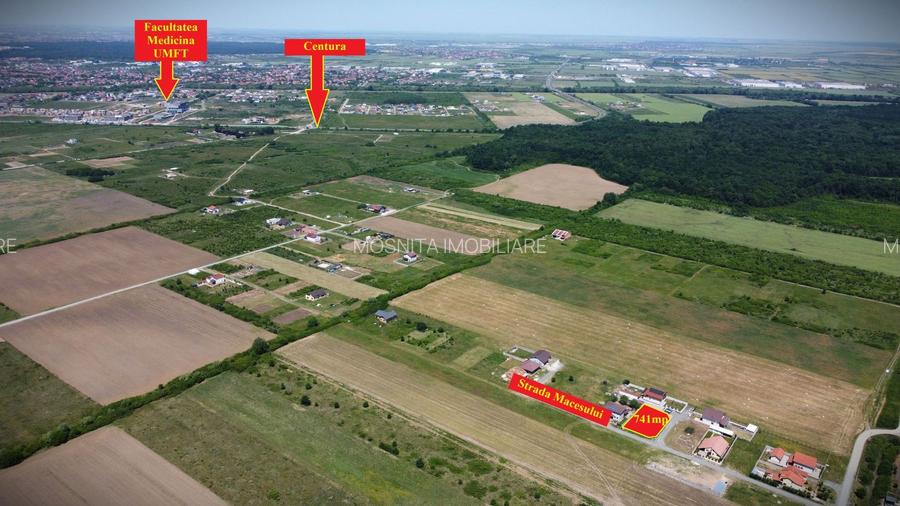 741mp Teren Mosnita, cu utilitati | 54.000Euro - Padurea Bistra - 4