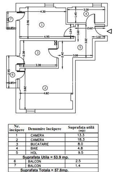 De vanzare apartament cu 2 camere, bloc nou - zona Ferdinand, sector 2 - 3