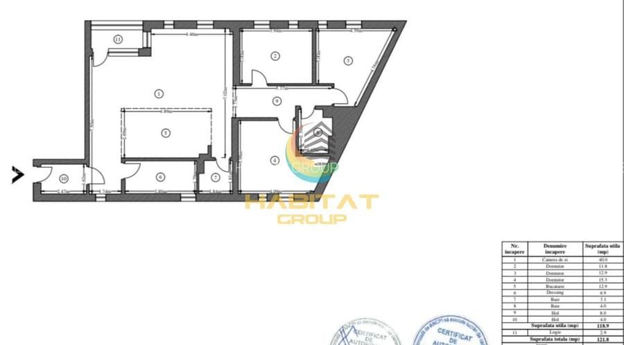 4 Camere Nou Finalizat zona Timpuri Noi etaj 1 - 4