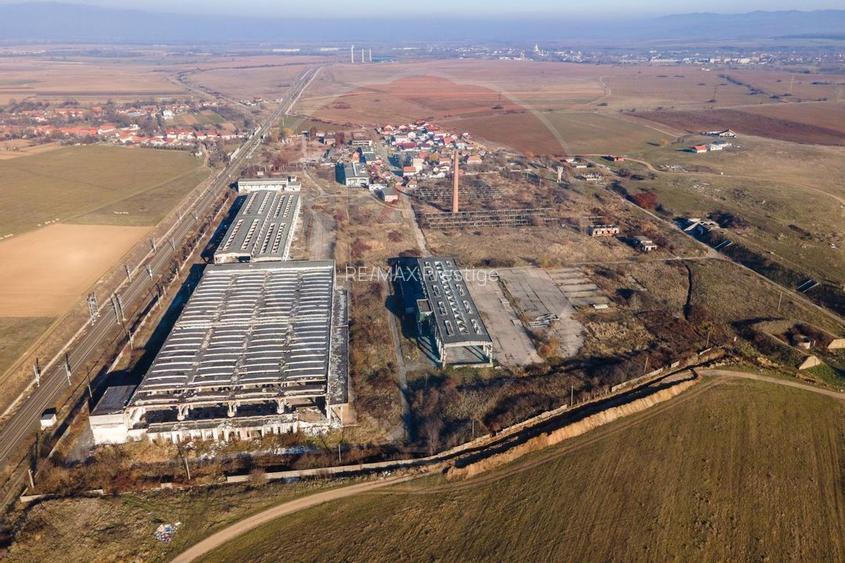 Teren industrial Orastie 13,5 ha cu hale fosta platforma industriala - 3