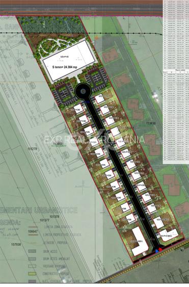 Teren 24.348 mp cu PUZ în curs – Sânpetru | Proiect rezidențial + servicii - 1