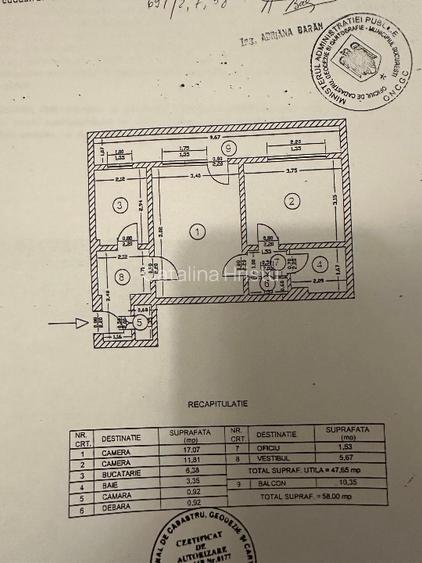 Apartament 2 camere metrou 1 mai - 4