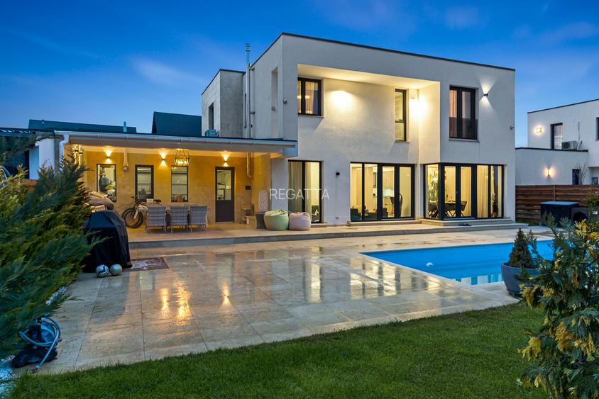 VILA UNICA CU PISCINA SI GARAJ INCALZITE IN PARADISUL VERDE - 2