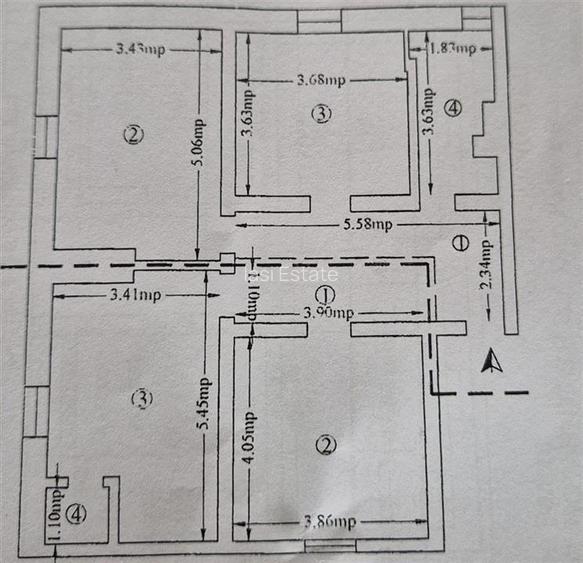Apartament cu 3 camere de vanzare - 14