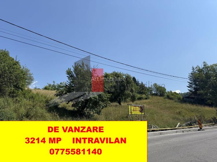 Teren intravilan 3214 mp  în Rucăr cu deschidere 56 m în DN73 - 9