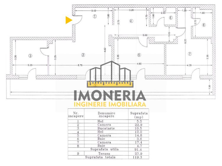 3 camere-1 km metrou 1 Dec-0% comision-optional parcari/boxa-priveliste aerisita - 7