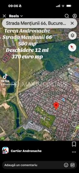 Teren intravilan 500 mp Colentina -Andronache la șosea-împrejmuit! - 4