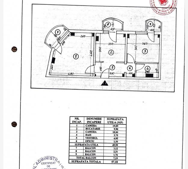 Vanzare | Apartament 2 camere | Margeanului | - 11