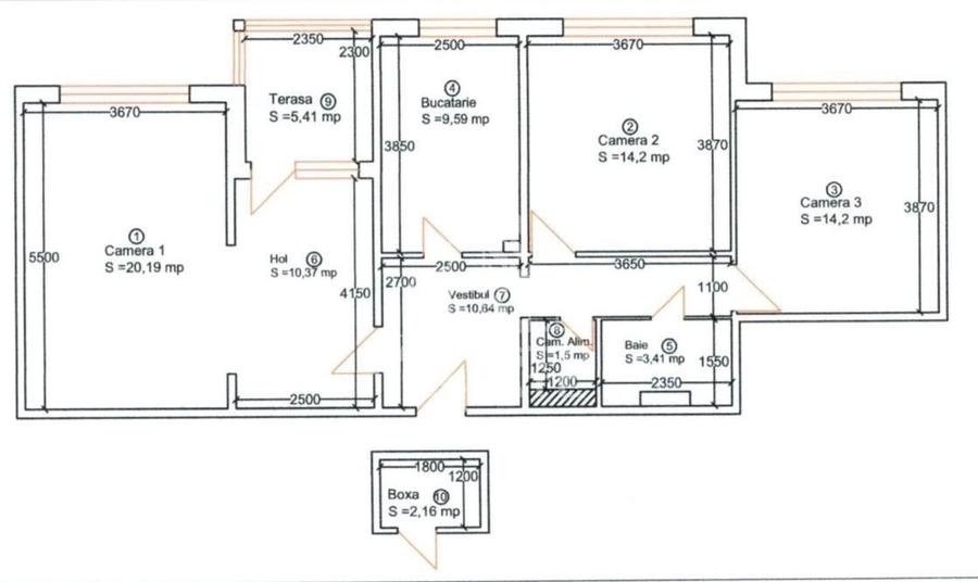 Apartament cu 3 camere de vanzare, boxa, zona Take Ionescu, Timisoara - 11