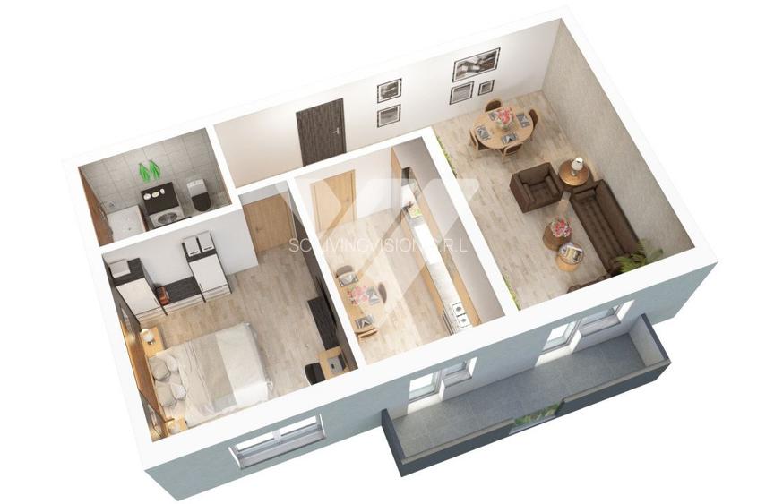 Apartament nou 2 camere 56 mp etaj 1  - Zona Rahovei/ Doamna Stanca - 3