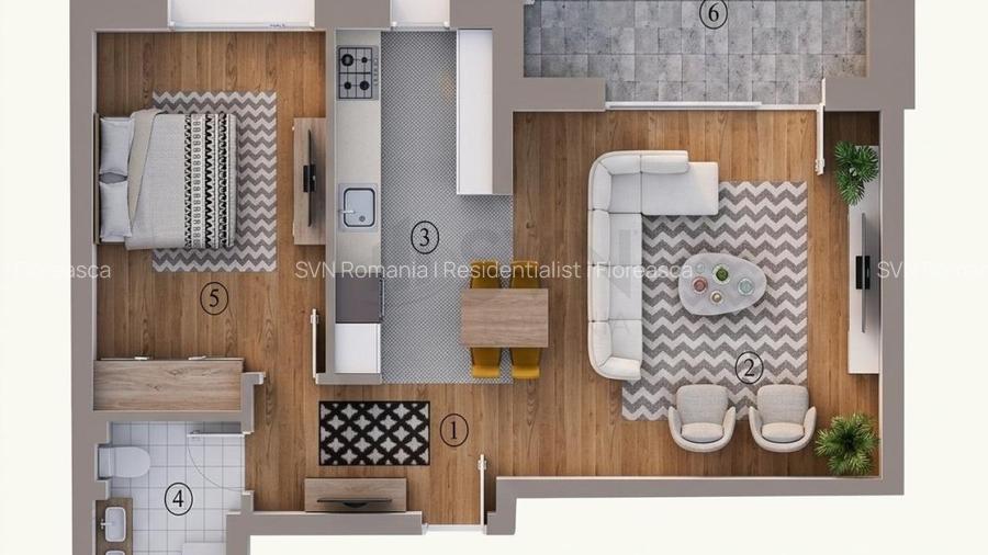 REA1028114 Apartament 2 camere l Cartierul Evreiesc - 10