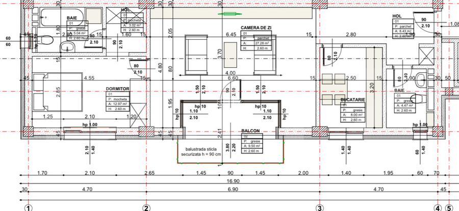Apartament 2 camere, 70 mp, bloc nou premium, zona Borhanci - 2