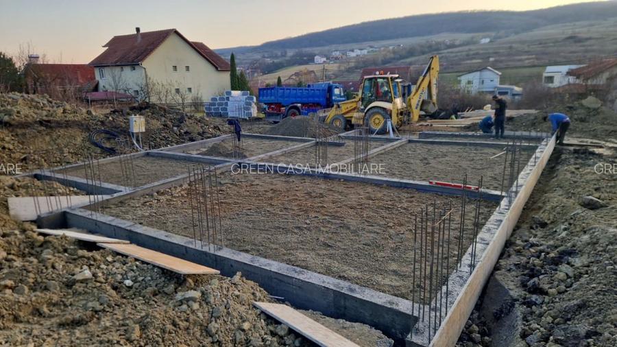 Comision 0% Casă modernă semifinisată la intrarea în Chinteni - 3