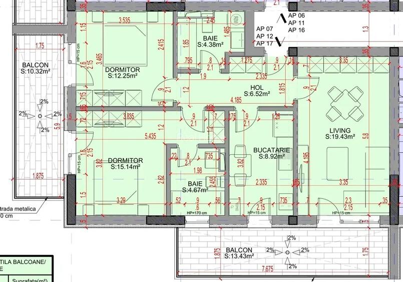 Apartament 3 camere | 2Balcone | Incalzire Pardoseala | Th. Pallady - 5