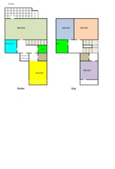 Floreasca, Compozitori, vila P+1E, 5 camere, curte libera 250 mp, birou/firma, - 1