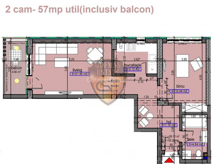 2 cam et 3/6 Parcare Buncar Antiatomic Campus Universitate Medicina Tomis Nord - 4