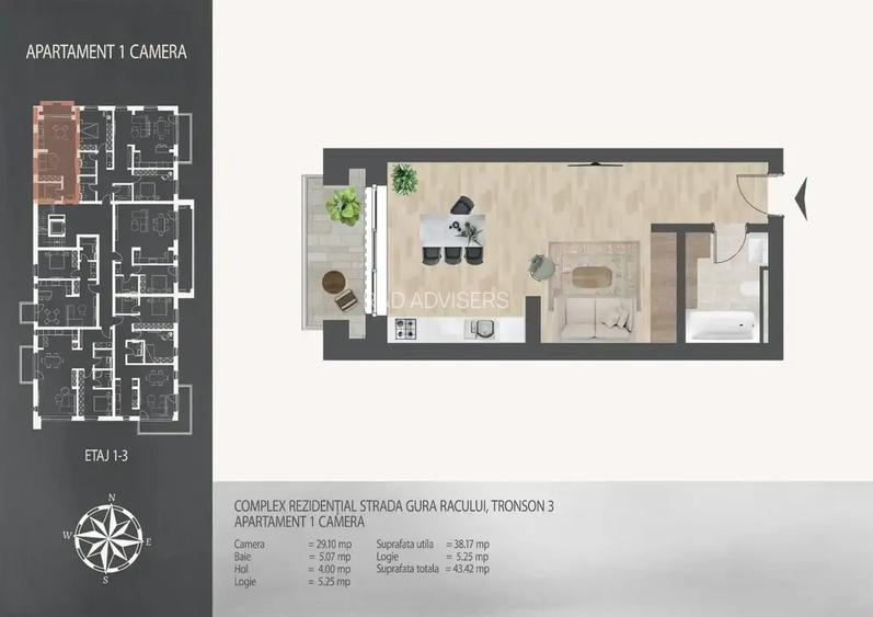 Apartament 1 cameră  PREMIUM metrou Nicolae Teclu - 2