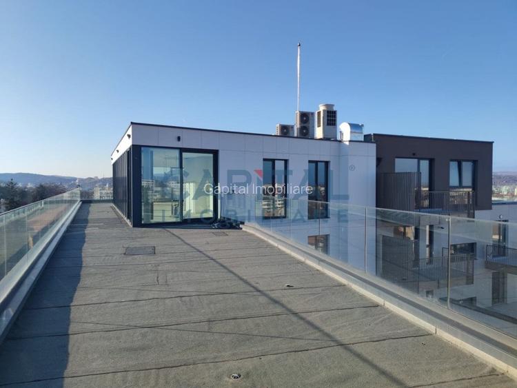 Penthouse 134mp, terasa circulara, 2 locuri parcare, zona Cipariu  - 8
