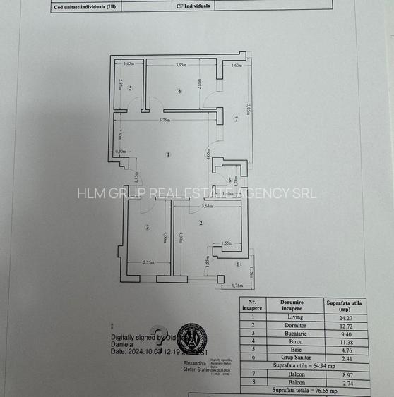 Apartament 3 camere  – Mobilat complet – Parcare subterana - 1