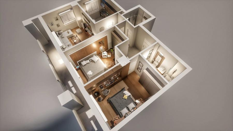 Apartament 3 camere nou - Calea Surii Mici - 2