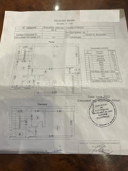 De vanzare Apartament 3 Camere Crangasi - 9