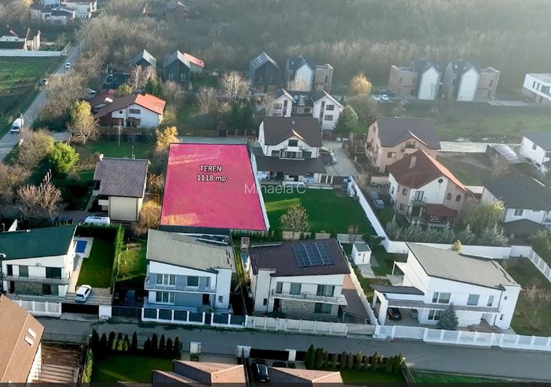 Teren Corbeanca – Str. Cantonului, 1118 mp, zona rezidentiala padure, parcelabil - 3