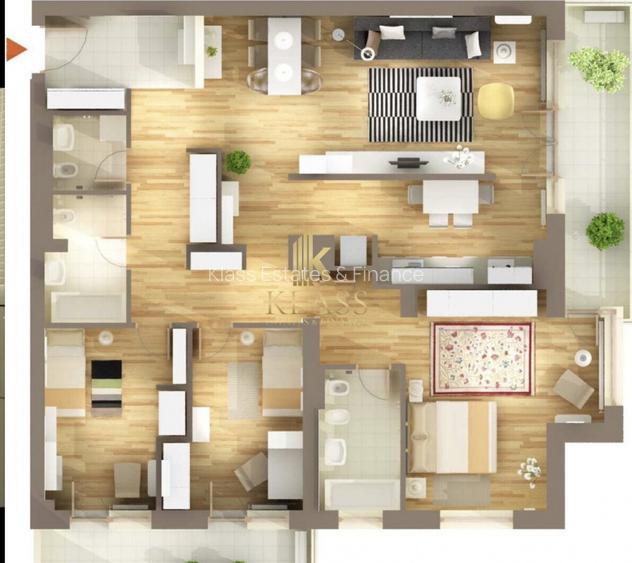 Apartament 4 camere - Băneasa – Privighetorilor Residence - 11