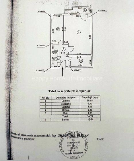 13 Septembrie Sebastian Garsonieră decomandată 40 mp Bloc 1989