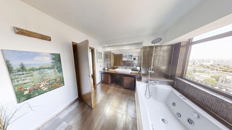 Apartament 2 camere, terasa si jacuzzi de inchiriat P-ta Alba Iulia *Tur virtual