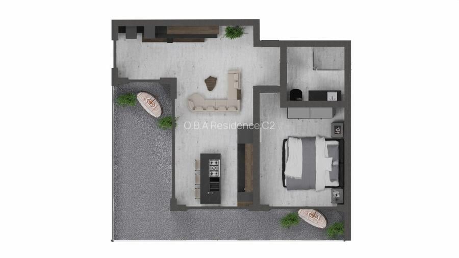 Apartament 2 camere Mamaia Nord -Oba Residence - Predare Decembrie 2025 - 8
