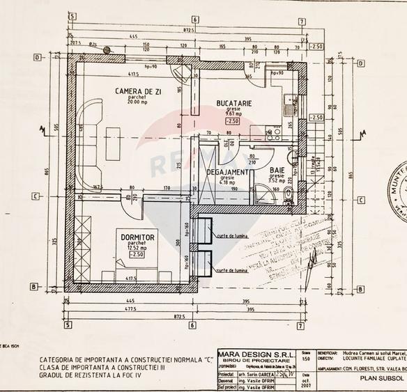 Casă cuplată/ Duplex, D+P+E, 640 teren, Str.Tautiului, Florești
