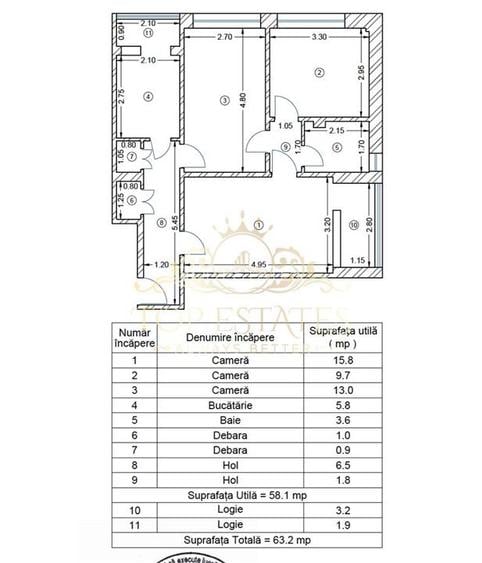 Vanzare apartament 3 camere Piata Progresul - Giurgiului, Bucuresti - 13