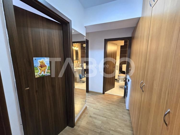 Apartament decomandat 2 camere mobilat etaj 3 cu lift Turnisor Sibiu - 12