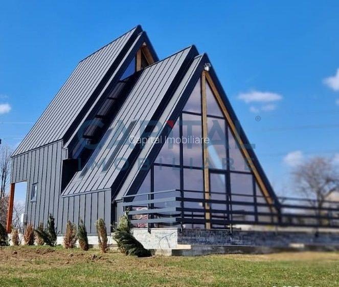 Oportunitate! Casa de vacanta A-frame, judetul Arges - 2