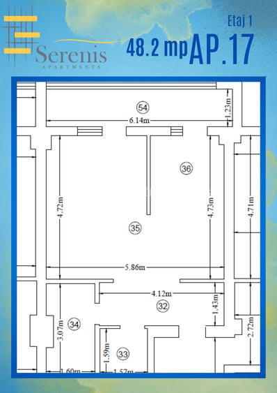 Intabulat!! Ap 1 camera+parcare+boxa, 48.1 mp,Pacurari - 1