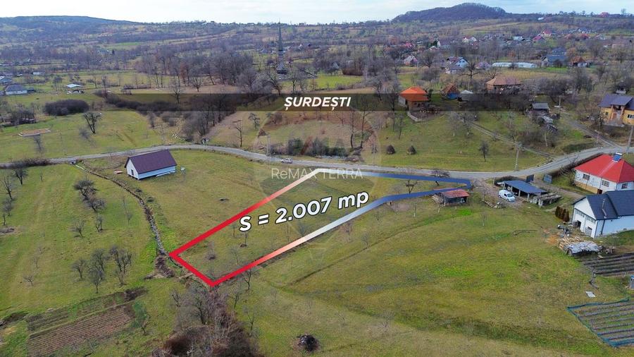 Teren intravilan de vanzare Șurdești - 4