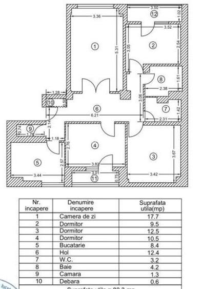 Piata Sudului-soseaua Oltenitei-4 camere - 9