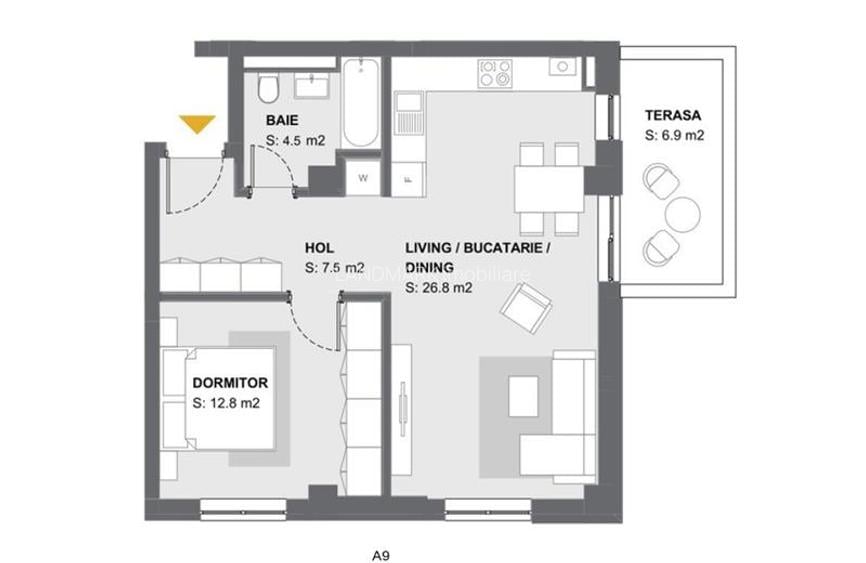 APARTAMENT NOU, INTABULAT, CENTRALA PROPRIE, COMISION 0% - 6